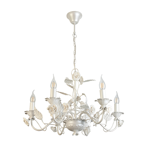 Подвесная люстра Toplight Lynda TL5910D-05WH
