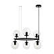 Подвесная люстра Lumina Deco Ceredo LDP 6034-6 RND BK