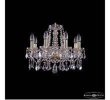 Подвесная люстра Bohemia Ivele Crystal 1413/8/165 G Leafs