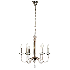 Подвесная люстра iLamp Vibe P9474-6 Nickel