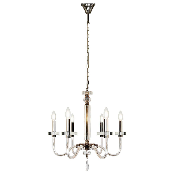 Подвесная люстра iLamp Vibe P9474-6 Nickel
