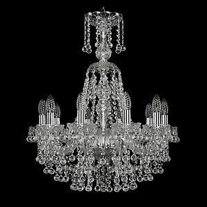 Подвесная люстра Bohemia Ivele Crystal 1409/10/195/XL-67 Ni