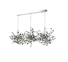 Подвесной светильник Crystal Lux GARDEN SP3х3 L1200 CHROME