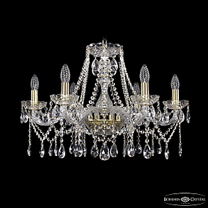 Подвесная люстра Bohemia Ivele Crystal 1413/6/220 G