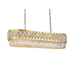 Подвесная люстра Newport Ashley 8300/120 oval gold polished М0070639