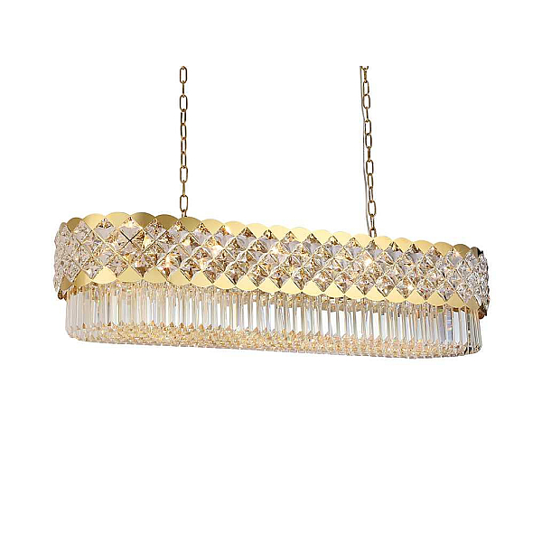 Подвесная люстра Newport 8300/120 oval gold polished М0070639