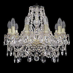 Подвесная люстра Bohemia Ivele Crystal 1411/10/160 G