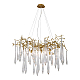 Подвесная люстра Crystal Lux Reina SP8 D1000 Gold Pearl
