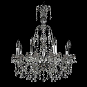 Подвесная люстра Bohemia Ivele Crystal 1410/8/160/XL-60 Ni V0300