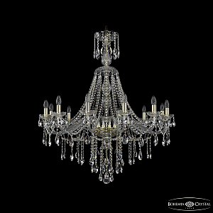 Подвесная люстра Bohemia Ivele Crystal 1415/12/360/XL-113 G