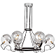 Подвесная люстра Lumina Deco LDP 9110-6 BK+CHR