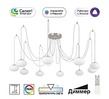 Подвесная люстра Citilux Atman smart CL226A091