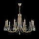 Подвесная люстра Crystal Lux Victoria SP10 Gold/Amber