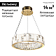 Подвесная люстра Odeon Light CROSSA 5072/60L