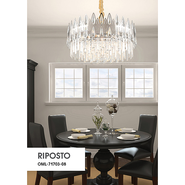 Подвесная люстра Omnilux Riposto OML-71703-08