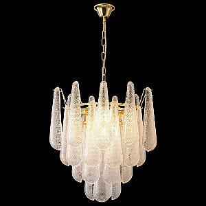 Подвесная люстра Crystal Lux FONTAIN SP8 GOLD