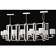 Подвесная люстра Crystal Lux Nicolas SP12 L1600 Gold/White