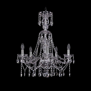 Подвесная люстра Bohemia Ivele Crystal 1413/5/200/XL-66 Ni