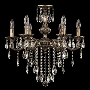 Подвесная люстра Bohemia Ivele Crystal AL78101/6/175 B SGB