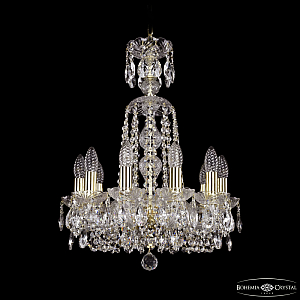 Подвесная люстра Bohemia Ivele Crystal 1402/10/141/XL-58 G