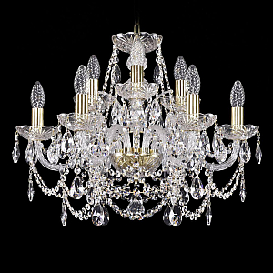 Подвесная люстра Bohemia Ivele Crystal 1411/6+3/195 G