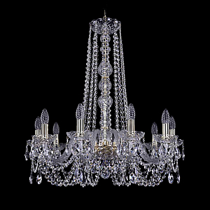 Подвесная люстра Bohemia Ivele Crystal 1402/10/240/h-73 G