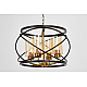 Подвесная люстра Lumina Deco LDP 8004-4 BK+MD