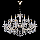 Подвесная люстра Crystal Lux CRISTELLE SP12+6 GOLD