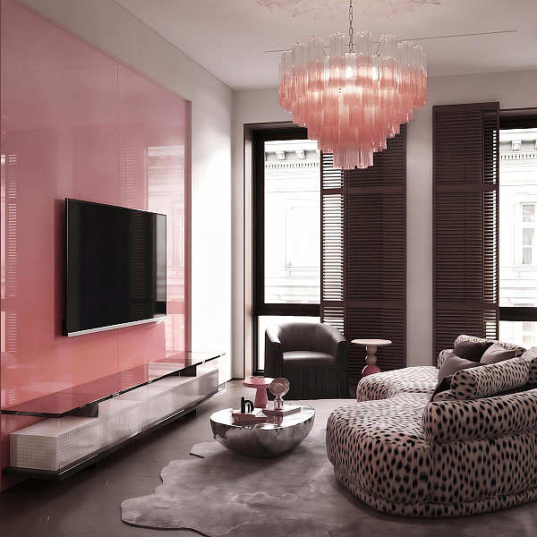 Подвесная люстра Loft IT Murano 10580/600 Clear pink