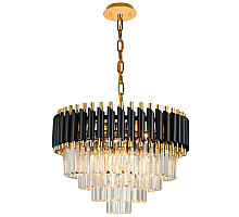 Подвесная люстра Natali Kovaltseva DARIAN 76017/10C GOLD BLACK