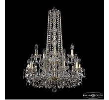 Подвесная люстра Bohemia Ivele Crystal 1402/10+5/195/h-80/2d G