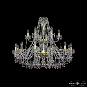 Подвесная люстра Bohemia Ivele Crystal 1410/12+6/360/2d G V7010