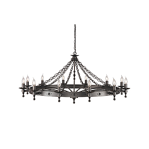 Подвесная люстра Elstead Lighting Warwick WR12-GRAPHITE