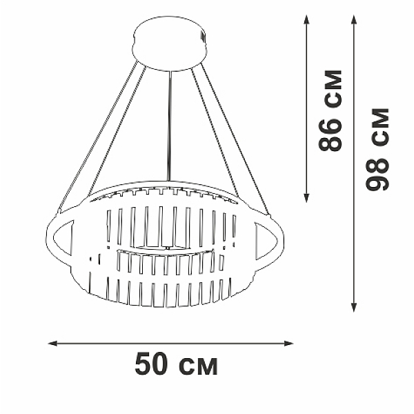 Подвесной светильник Vitaluce  V54010-0/1S