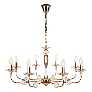 Подвесная люстра iLamp Aura 1030-8GD