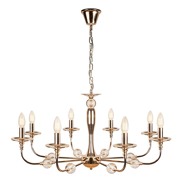 Подвесная люстра iLamp Aura 1030-8GD