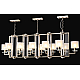 Подвесная люстра Crystal Lux Nicolas SP12 L1600 Gold/White