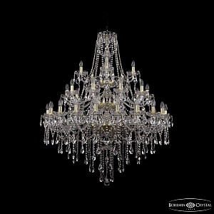 Подвесная люстра Bohemia Ivele Crystal 1415/20+10+5/400/3d Ni