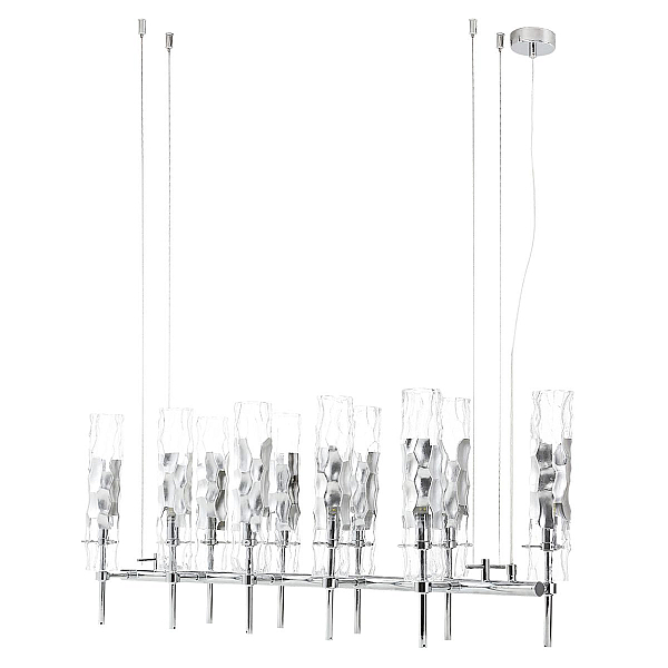 Подвесная люстра Crystal Lux Primavera SP10 Chrome