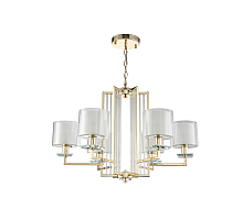 Подвесная люстра Crystal Lux Nicolas NICOLAS SP-PL6 GOLD/WHITE