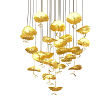 Подвесная люстра Delight Collection 8827P/29 gold