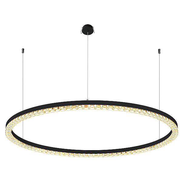 Подвесная люстра Arlight SP-DIAMOND-R1050-60W Warm3000 (BK, 45 deg, 230V, TRIAC) 054487