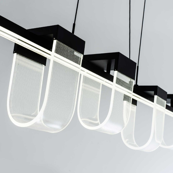 Подвесная люстра LED4U L7707-1200 BK Подвесная люстра LED4U L7707-1200 BK