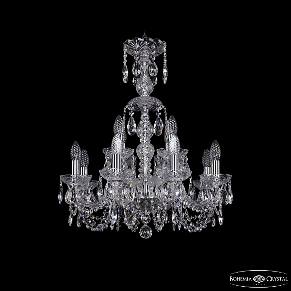 Подвесная люстра Bohemia Ivele 1402/8+4/195/XL-64 Ni