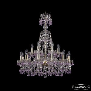 Подвесная люстра Bohemia Ivele Crystal 1410/12+6/240/XL-80 G V7010