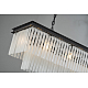 Подвесная люстра Delight Collection 1920s Odeon KR0387P-12C/P black/frost