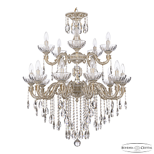 Подвесная люстра Bohemia Ivele Crystal AL79101/10+5/250/2D B WMG P Clear/M-1H