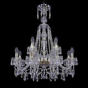 Подвесная люстра Bohemia Ivele Crystal 1403/8+4/240/XL-80 G