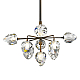 Подвесная люстра Delight Collection On the Rocks P68038L-9 gold