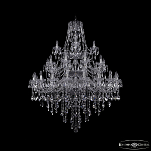 Подвесная люстра Bohemia Ivele Crystal 1415/20+10+5/460/3d Ni